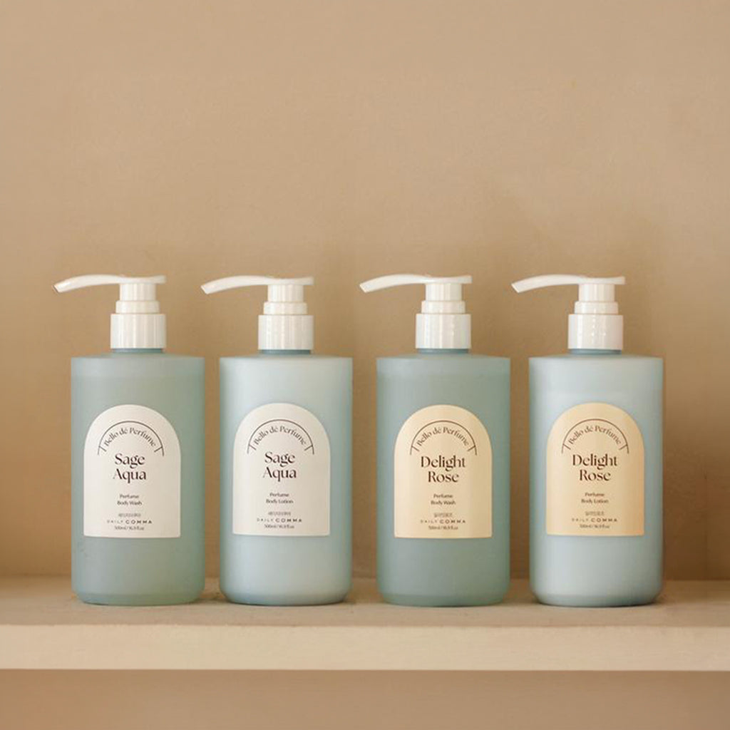 [DAISO] DAILY COMMA Bello de Perfume Body Lotion - 500ml