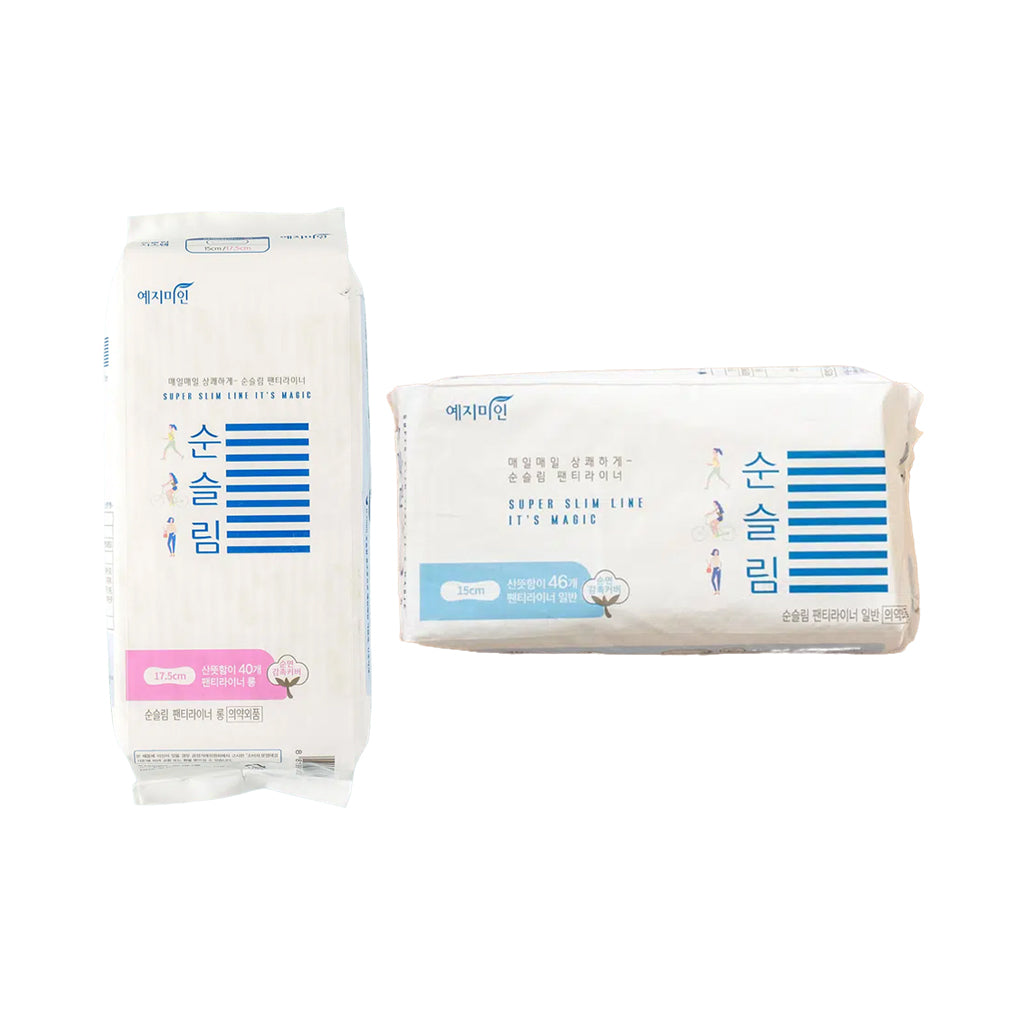 [DAISO] YEJIMIIN Soon Slim Pantyliner Regular/Long - 1pack (46pcs/40pcs)