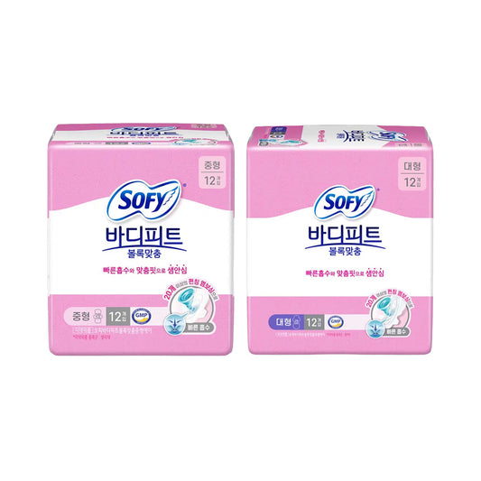 [DAISO] SOFY Bodyfit Ultra Slim Damenbinde M/L – 1 Packung (2 Typen)