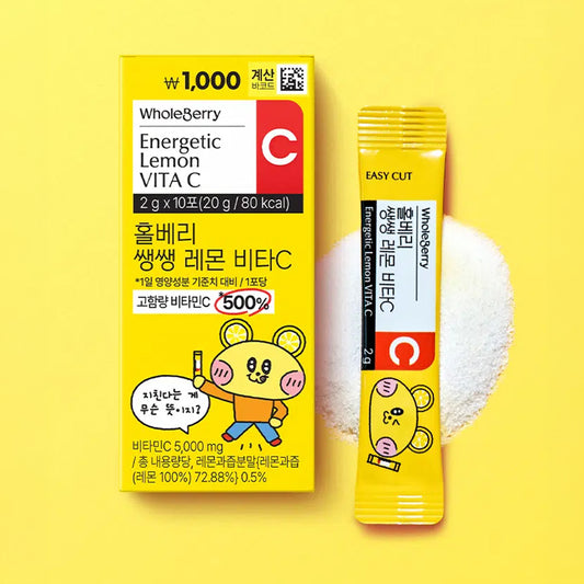 WHOLEBERRY Energetic Lemon VITA C - 1pack (2g x 10ea)