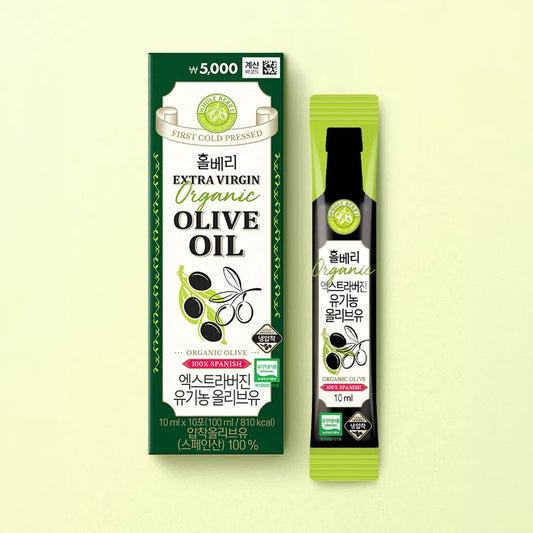 [DAISO] WHOLEBERRY Extra Virgin Organic Olive Oil - 1pack (10ml x 10ea)