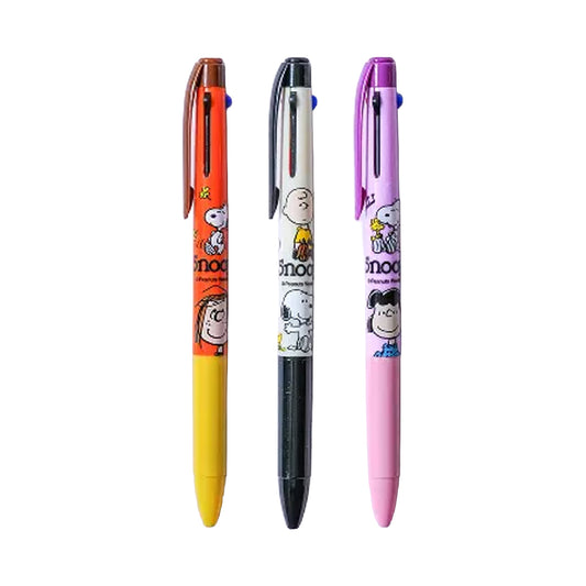 [DAISO] PEANUTS Premium 3-Color Multi-Pen - 1ea