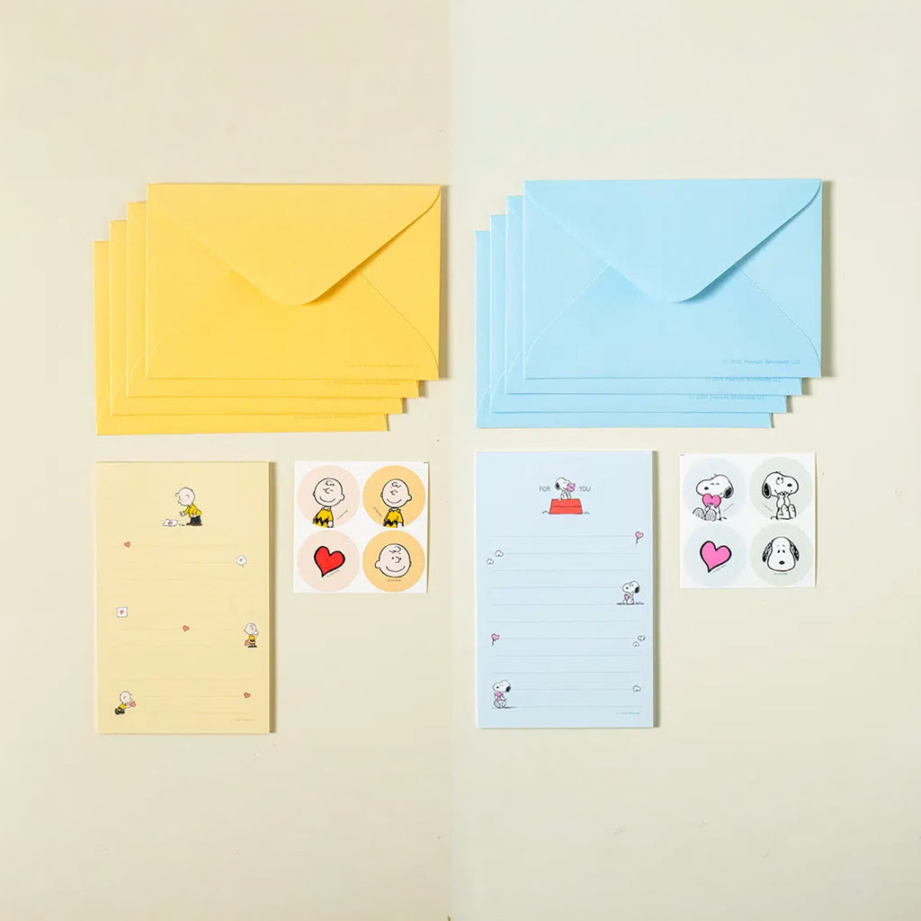 [DAISO] PEANUTS Vintage Mini Letter Writing Pad (20Sheets) -1ea