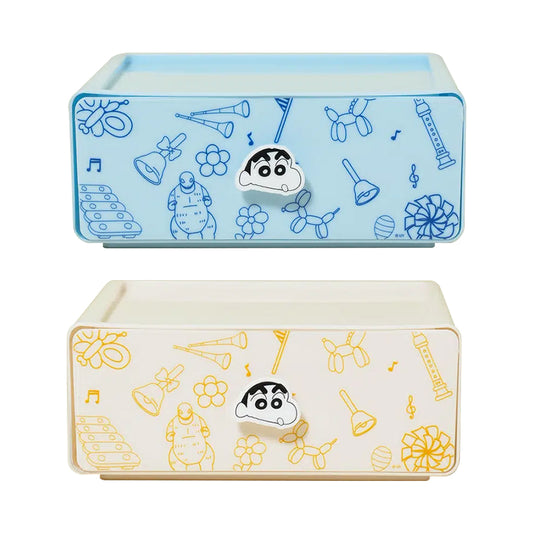 [DAISO] Crayon Shin-chan Handle Stackable Drawer - 1ea