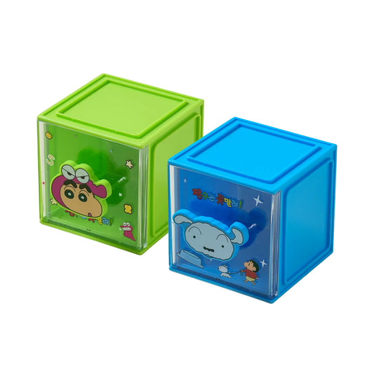 [DAISO] Crayon Shin-chan Large Handle Cube Box - 1ea