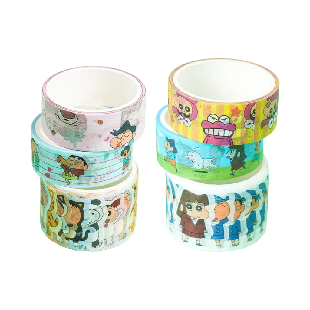 [DAISO] Crayon Shin-chan Tear-Off Masking Tape - 1pack (3items)