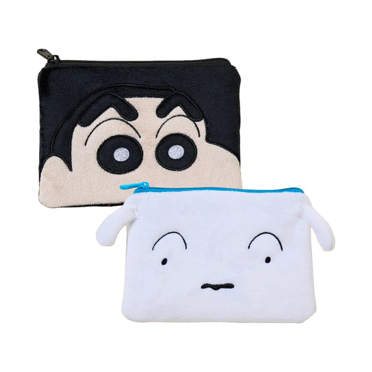 [DAISO] Crayon Shin-chan Flat Plush Pouch - 1ea