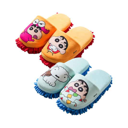 [DAISO] Crayon Shin-chan Cleaning Slippers (250~270mm) - 1set