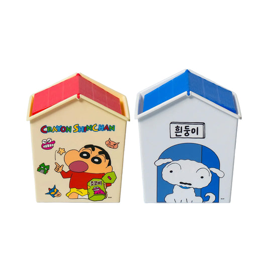 [DAISO] Crayon Shin-chan Swing Trash Bin 1L - 1ea