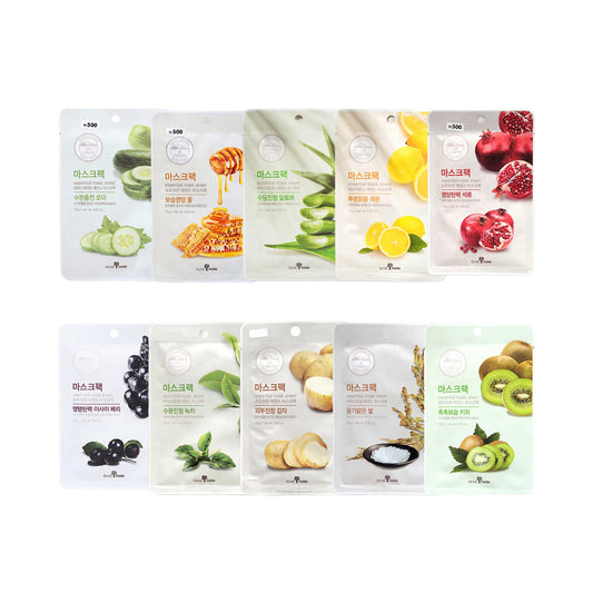 [DAISO] OLIVEFARM Essential Mask Sheet - 1ea (23g)