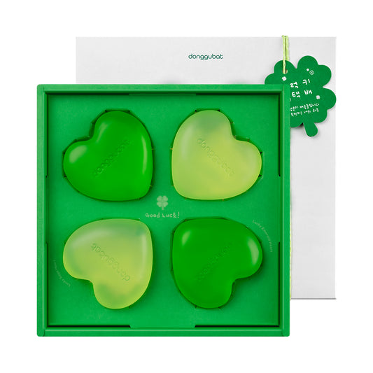 [DONGGUBAT] Lucky Clover Shower Bar Set - 1pack(70gx4ea)