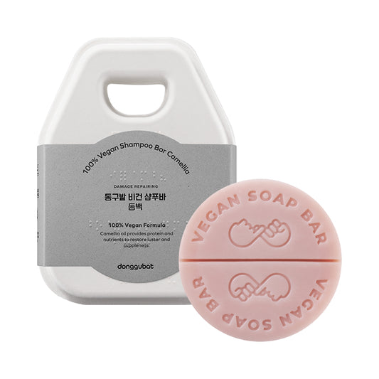 [DONGGUBAT] Vegan Shampoo Bar Camellia - 100g