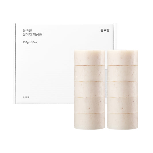 [DONGGUBAT] The Right Dish Washing Bar - 1pack (100gx10ea)