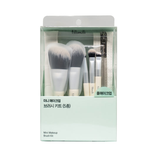 [FILLIMILLI] Mini Make Up Brush Set (2025) - 1pack (5items)