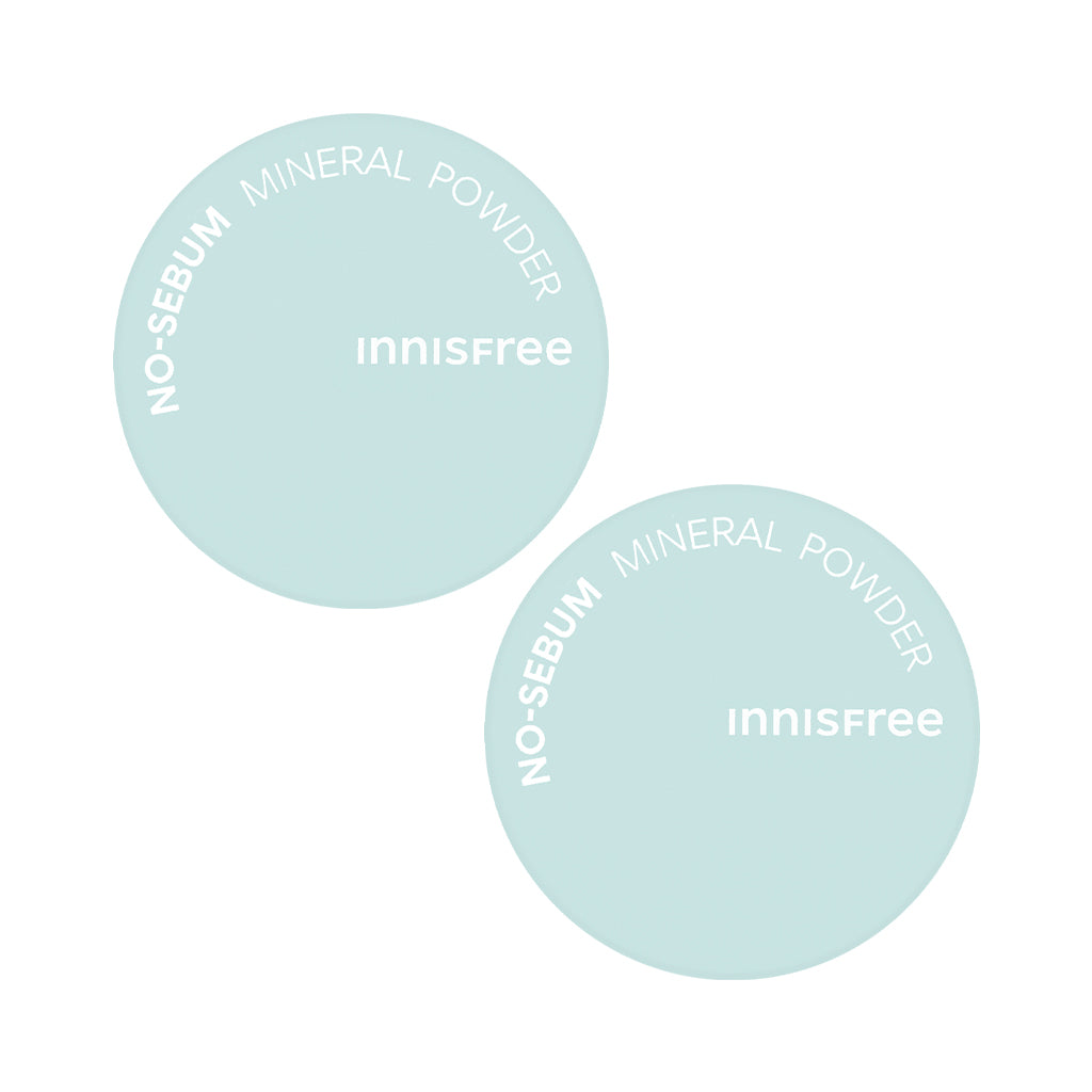 [INNISFREE] No Sebum Mineral Powder (2023) - 5g x 2pcs