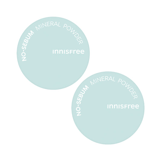 [INNISFREE] No Sebum Mineral Powder (2023) - 5g x 2pcs