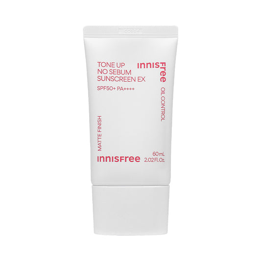 [INNISFREE] Tone Up No Sebum Sunscreen EX (SPF50+ PA++++) (2023) - 60ml