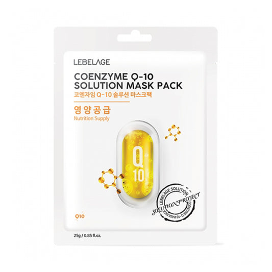[LEBELAGE] Coenzyme Q-10 Solutioin Mask Pack - 1pack(25gx10ea)