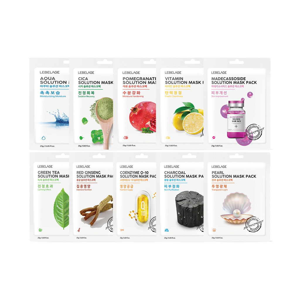 [LEBELAGE] Solution Mask Pack Set - 1pack(25gx10ea)