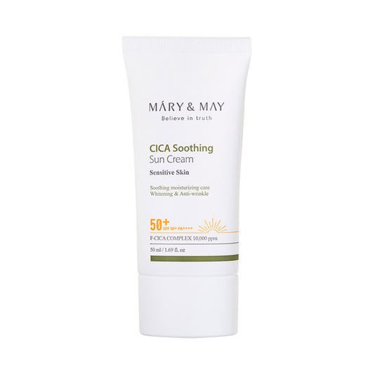 [MARY&MAY] CICA Soothing Sun Cream (SPF50+ PA++++) - 50ml