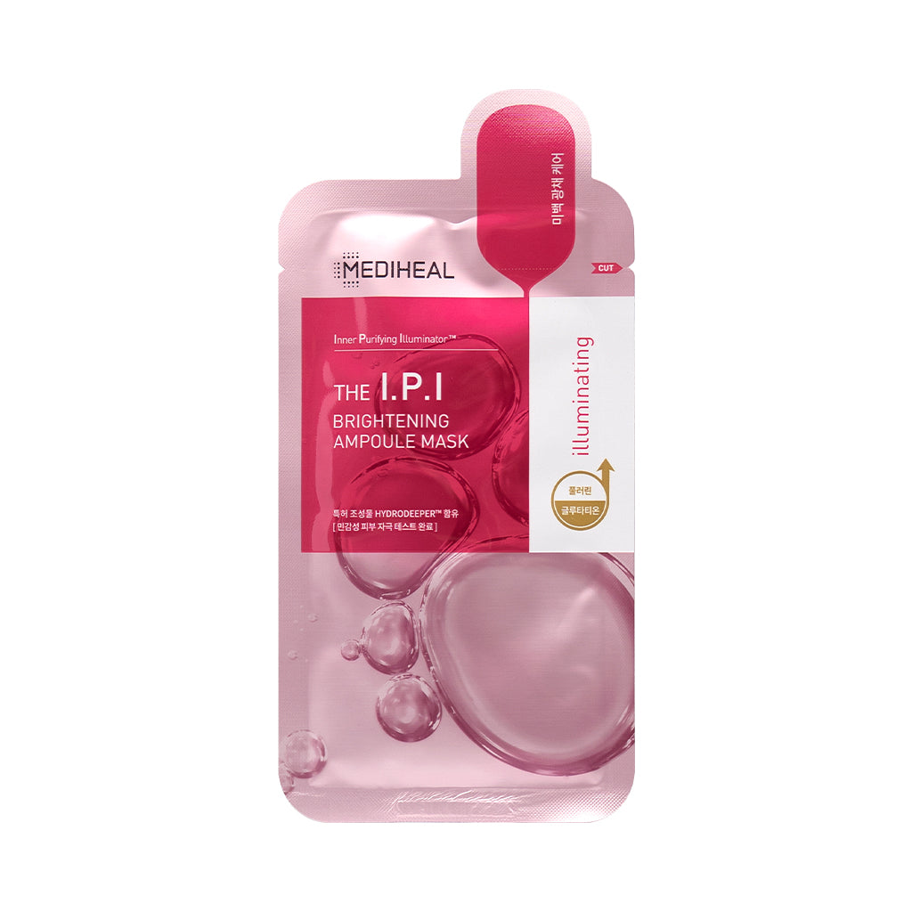 [MEDIHEAL] The I.P.I Brightening Ampoule Mask - 10pcs (EXP 2026-09-20)