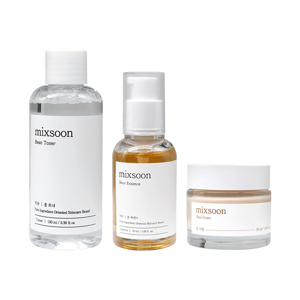 [SET][MIXSOON] Bean Toner+Essence_Cream - 1Pack(3items)