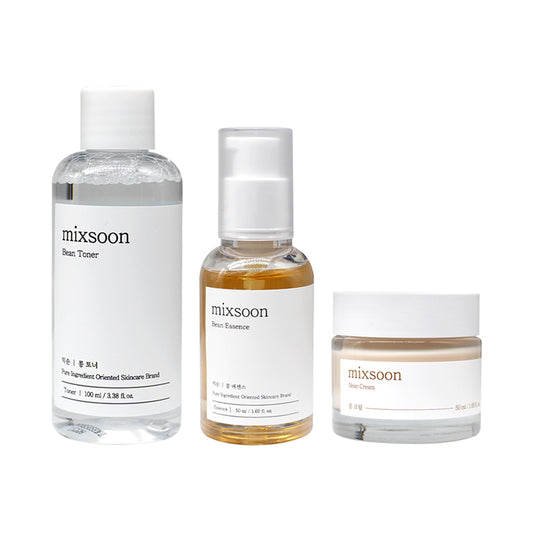 [SET][MIXSOON] Bean Toner+Essence_Cream - 1Pack(3items)