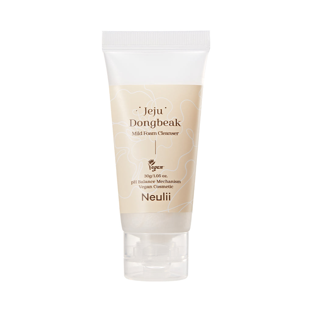 [NEULII] Jeju Dongbeak Mild Foam Cleanser - 30g (Mini size) (EXP 2026-06-15)
