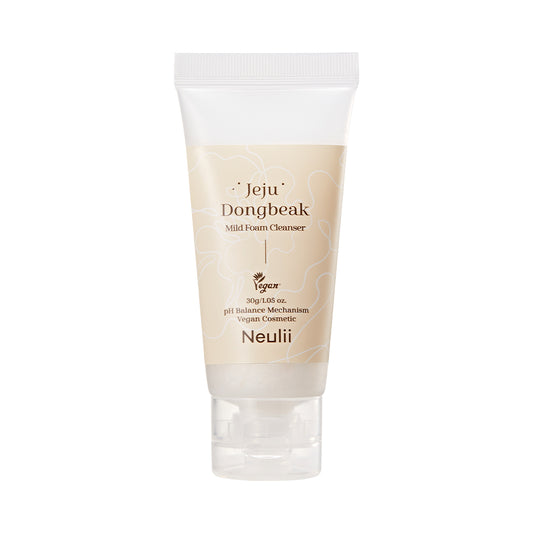[NEULII] Jeju Dongbeak Mild Foam Cleanser - 30g (Mini size) (EXP 2026-06-15)