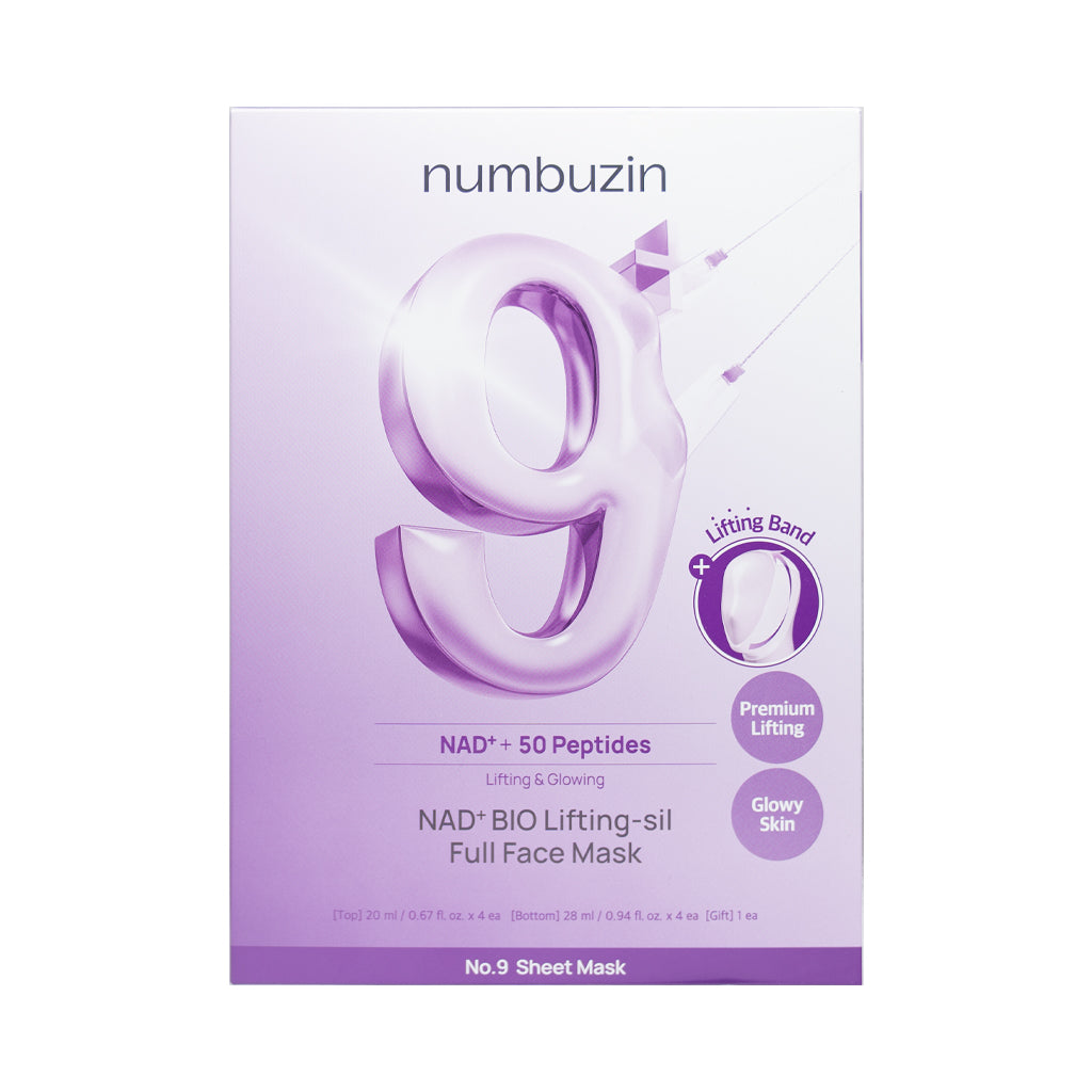 [NUMBUZIN] No.9 NAD Bio Lifting Full Cover Facial Mask - 1pack (20mlx4ea)