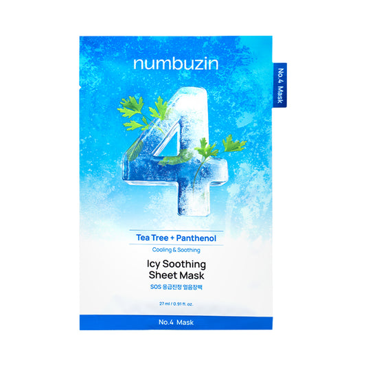 [NUMBUZIN] No.4 Icy Soothing Sheet Mask (2025) - 1pack(27mlx5ea)