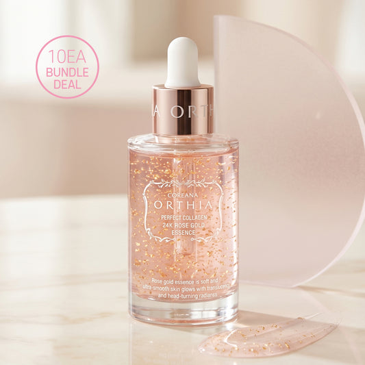☆BNDL- [ORTHIA] Perfect Collagen 24K Rose Gold Essence - 50ml x 10ea