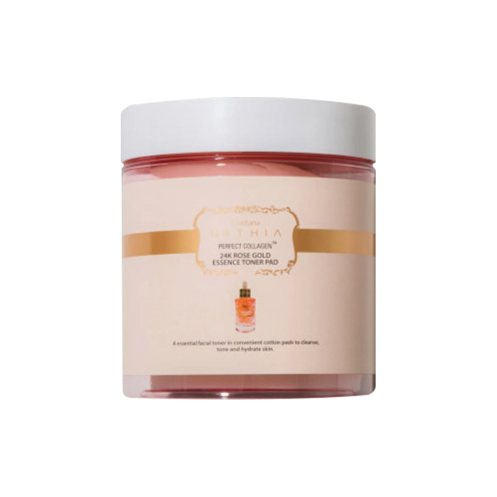 [ORTHIA] Perfect Collagen 24K Rose Gold Essence Toner Pad - 350ml(100EA)