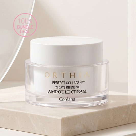 ☆BNDL- [ORTHIA] Perfect Collagen 28Days Intensive Ampoule Cream(EXP 2027-03-27) - 50ml x 10ea