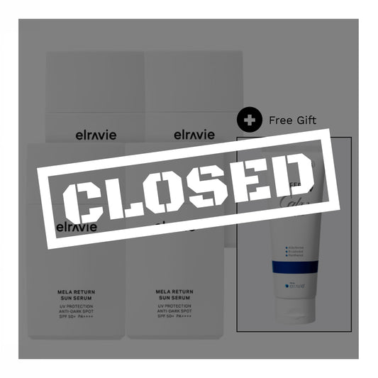 [ELRAVIE] サンセラム 50ml x 4個 + ギフト (クリーム 1個)