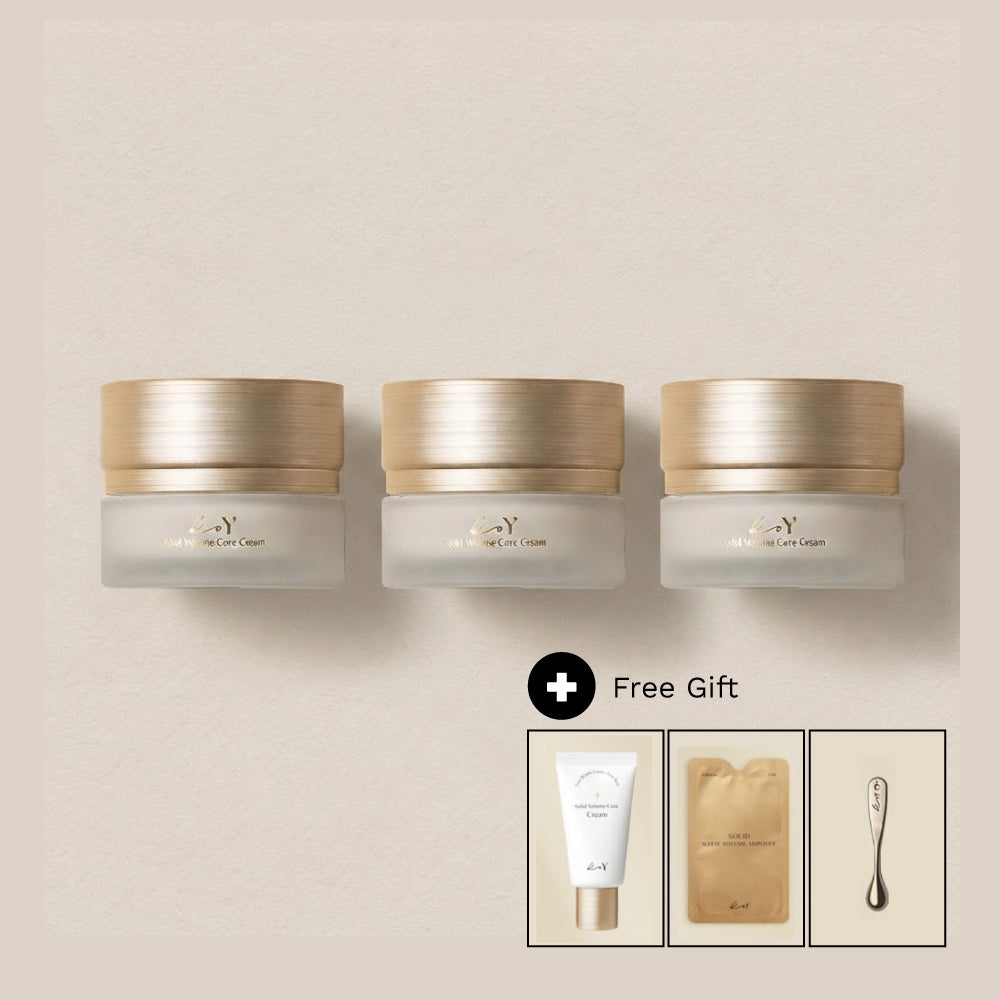 [KOY] Solid Volume Core Cream Set (50mlx3ea) + GIFT (Cream mini1, Lift ball 1)