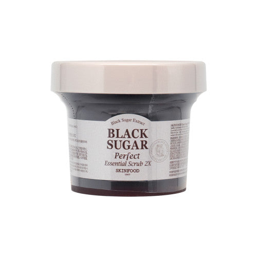 [SKINFOOD] Black Sugar Perfect Essential Scrub 2X (2023) - 210g