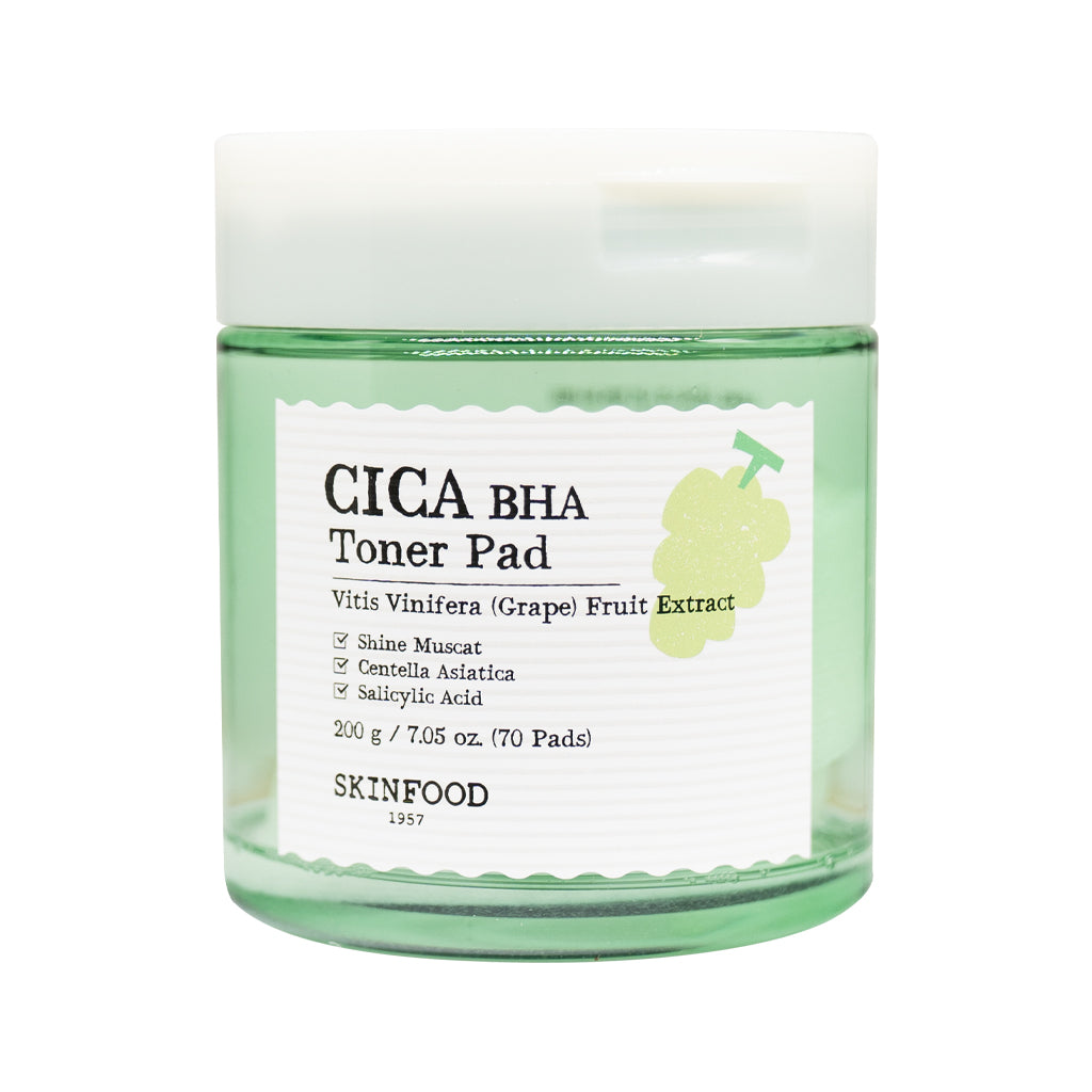 [SKINFOOD] Shine Muscat Cica BHA Toner Pad - 250g (60pads)