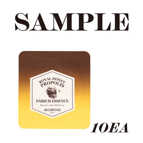 [SKINFOOD] Royal Honey Propolis Enrich Essence Sample - 1ml x 10ea