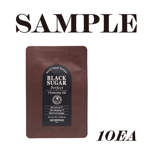 [SKINFOOD] Black Sugar Perfect Cleansing Oil Sample - 3ml x 10ea