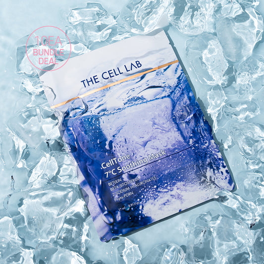 ☆BNDL- [THE CELL LAB] Celltone 7°C Soothing Mask - 1pack(27mlx5ea) x 10ea