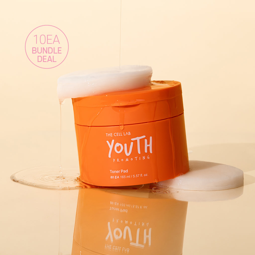 ☆BNDL- [THE CELL LAB] Youth Promoting Toner Pad - 1pack (80pads) x 10ea