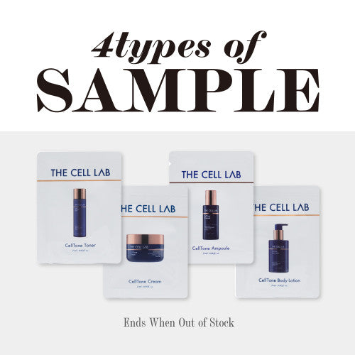 [THE CELL LAB] Cell Tone Trial 4types Samples - 1pack (2mlx4)