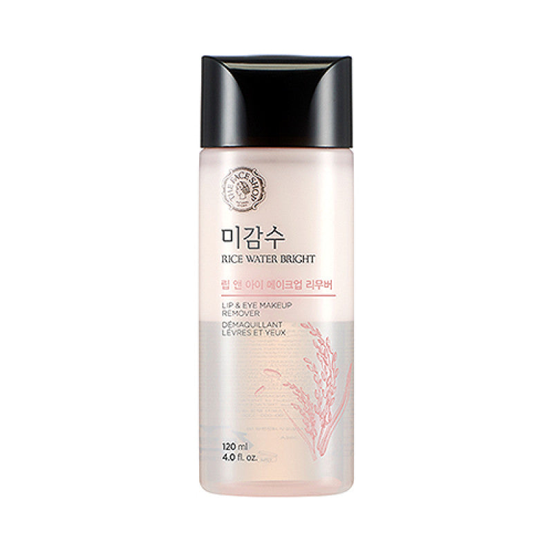 [THE FACE SHOP] Rice Water Bright Lip & Eye Makeup Remover - 120ml