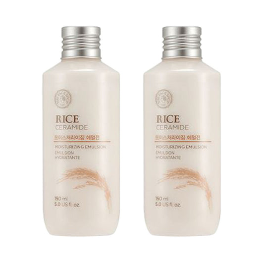 [THE FACE SHOP] Rice & Ceramide Moisturizing Emulsion - 150ml x 2pcs