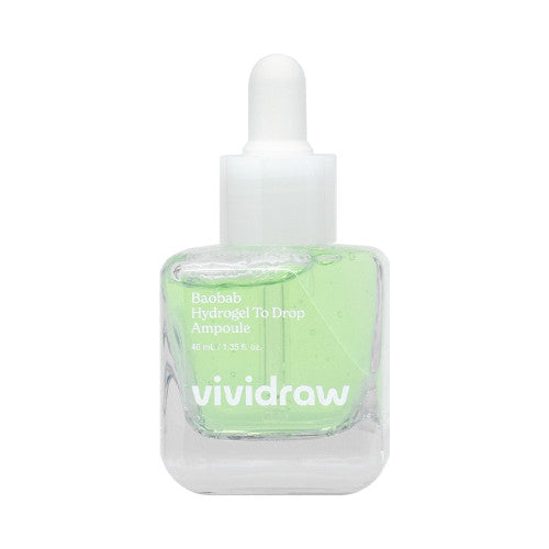 [VIVIDRAW] Baobab Hydrogel To Drop Ampoule - 40ml [EXP 2026-07-24]