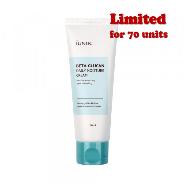[IUNIK] Beta Glucan Daily Moisture Cream - 60ml