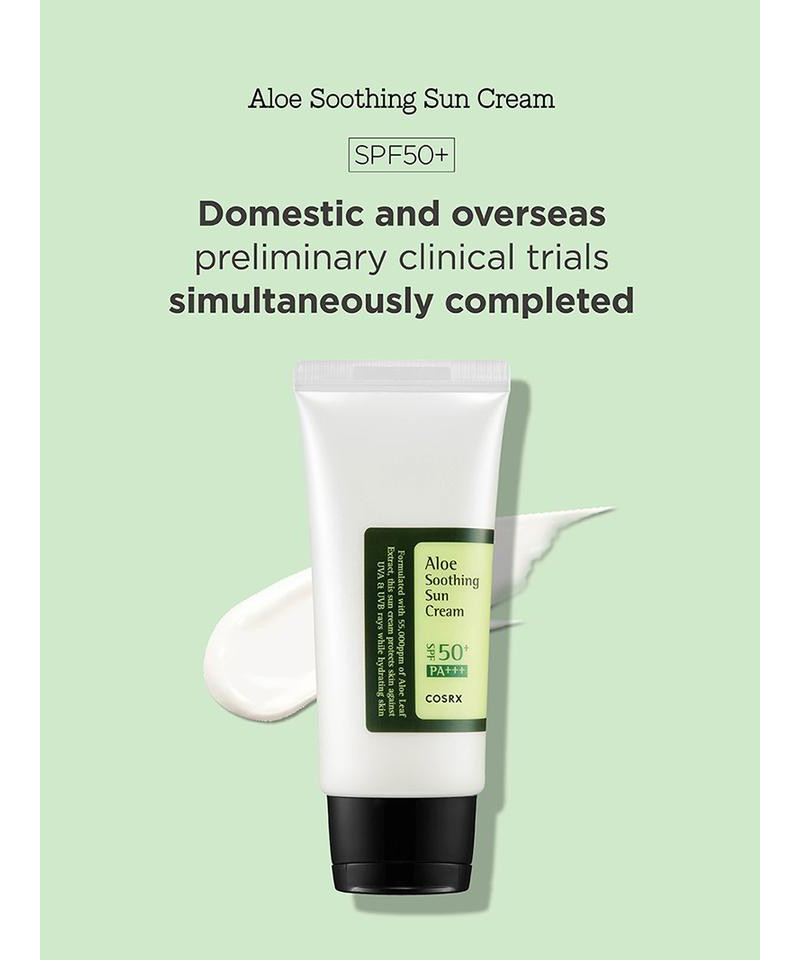 Buy COSRX Aloe Soothing Sun Cream 50ml - SPF50+ PA+++