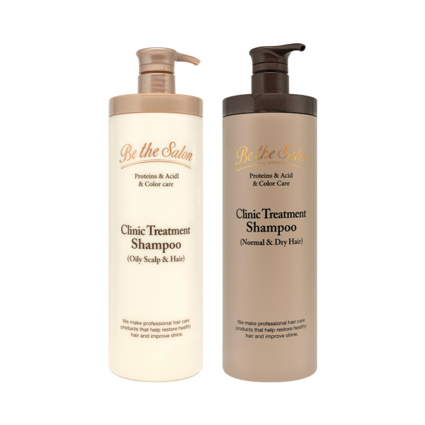 [BE THE SALON] Be The Salon Clinic Treatment Shampoo - 1000ml (2Types) (NEW)