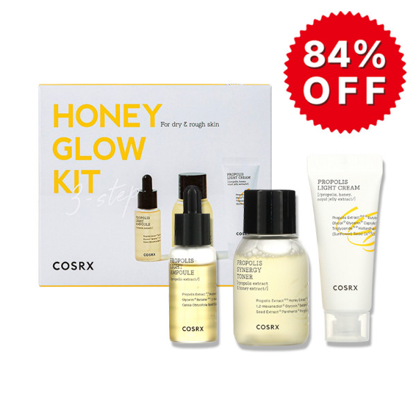 ★SPECIAL DEAL★ [COSRX] Full Fit Honey Glow Kit - 1pack (3items) (EXP 2023-07-22)